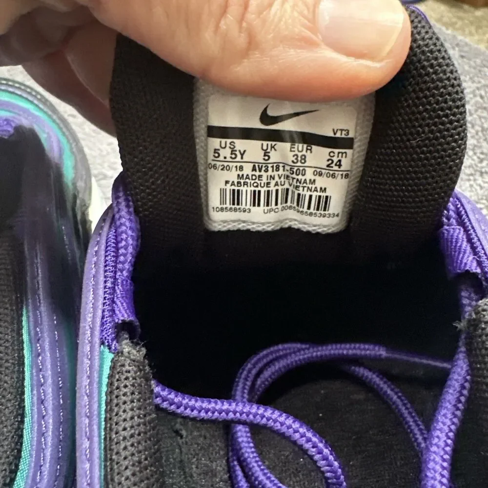 Nike Air Max 97 SE (GS) Size 5.5Y Court Purple Boxed